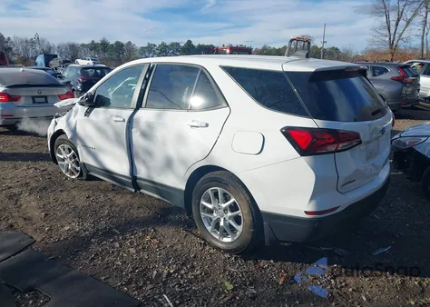 2024 Chevrolet Equinox Fwd Ls из США, поврежденный, VIN 3GNAXHEG6RL298467